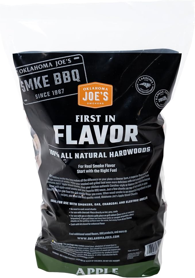 Oklahoma Joe's Apple Wood Chunks, 432 cu in Bag - 3947294R04