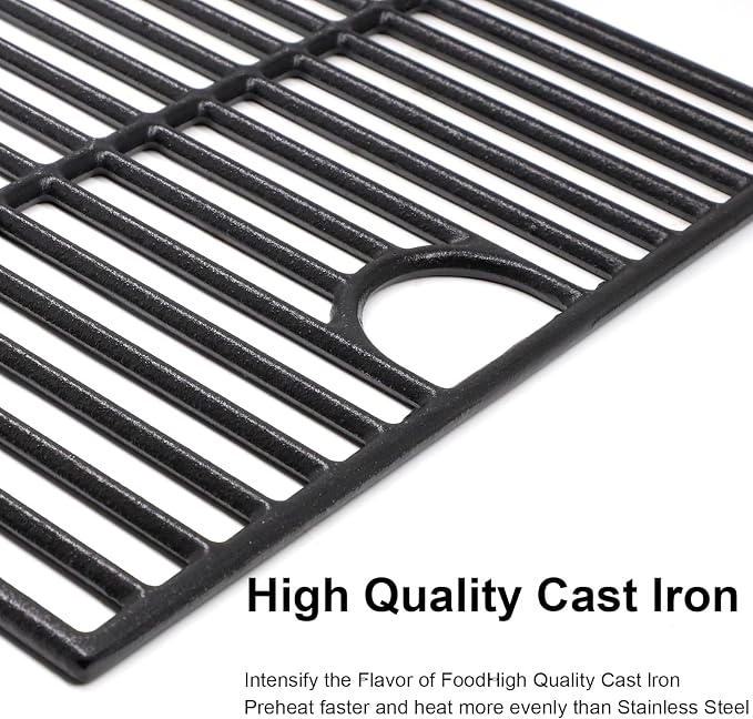 Criditpid Grill Replacement Parts for Charbroil 463241113 463449914 Gas Grill, Heat Plate Shields, Crossover Tubes, Igniters, Burner Tube & Cooking Grates for CharBroil Commercial 4-Burner Gas Grills