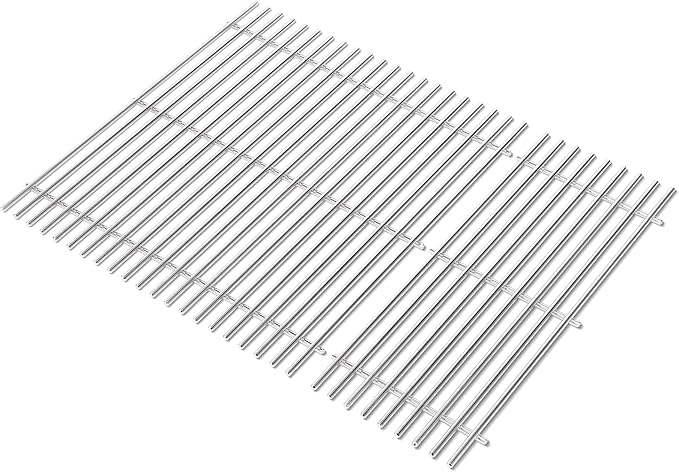 Utheer 304 Stainless Steel Cooking Grates for Weber Spirit 400 Series (2025 & Newer), 2PCS 7mm Solid Rod Replacement Grill Grate Set, Fits Weber Spirit E-425 S-425 E-435 EP-425 EP-435