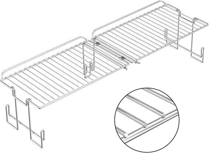 onlyfire Griddle Warming Rack for 36" Griddles, BBQ Cooking Griddle Accessories, Keep Foods Warm and Create Extra Cooking Space