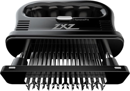 ZXZ Premium Meat Tenderizer Mallet – 48 Stainless Steel Blades, Ideal for Marinated Meats, Beef, Steak, Chicken, Poultry & More – Kitchen Must-Have Tools for Chefs & Cooking Enthusiasts