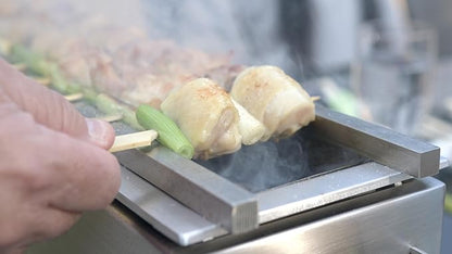 The Bincho Grill 24" Tabletop Yakitori Grill – Japanese Style Charcoal Robata BBQ – Binchotan Grill for Authentic Japanese Grilling – Made from Durable Stainless Steel