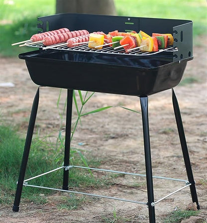 Barbecue Charcoal Grill Outdoor Portable Charcoal Grill Barbecue Grill Perfect for Camping Travel Garden Charcoal BBQ Grill