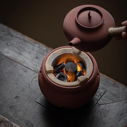 Clay Charcoal Stove Chaozhou Clay Charcoal Stove Tea Barbecue Grill 1-4 People