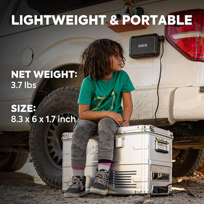 ICECO PB250 Portable Power Station, 250Wh Magnetic Power Bank, Outdoor Generator 12V Refrigerator, Mobile Lithium Battery Pack, for Home Backup Outdoor Emergency RV Van Hunting