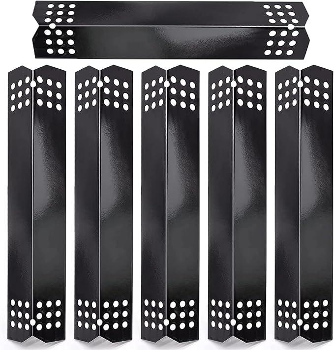 Criditpid Grill Replacement Parts for Nexgrill 6 Burner 720-0896B 720-0830H 720-0882A 720-0783E 720-0896, Grill Master 720-0697 720-0737, Grill Heat Tent Plate Buner Cover for Members Mark 720-0830F.