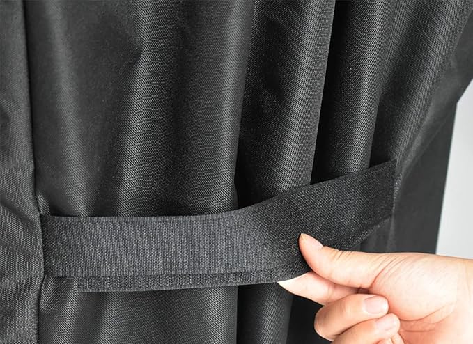 Mini Lustrous Grill Cover Compatible with Coleman Roadtrip Grill Model 285, LXE, LXX, and 225, Outdoor Waterproof Fade-Resistant Replacment Grill Cover, Black