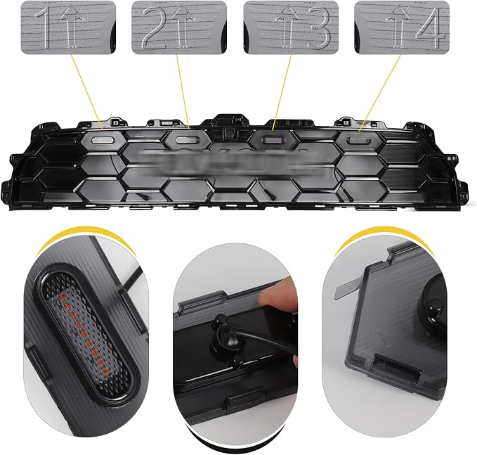 White led Grills Grill Lights for 6th gen 4runner 2025 2026 trdPro | 2026 TRD Pro Trailhunter Grille Grills light accessories