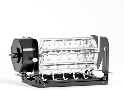 ROTO-Q Plus Sausage Carousel – Hot Dog & Sausage Rotisserie Attachment – Non-Electric, 7-Sausage Capacity (Black)