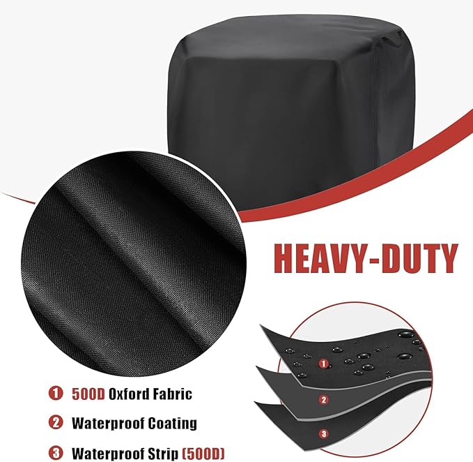 Pizza Oven Cover, Waterproof Pizza Oven Indoor Outdoor Covers - 34"L x 28"W x 43"H