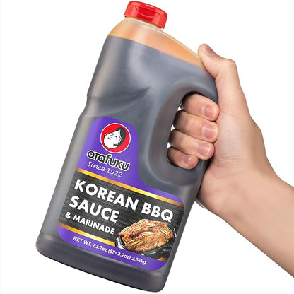Otafuku Korean BBQ Bulgogi Sauce Marinade, Restaurant Bulk Size - 83.2 Ounces (1/2 Gallon)- Pack of 1