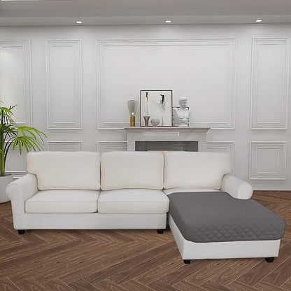 Easy-Going Sectional Couch Covers for Dogs L Shape Sofa Cover Reversible Sofa Slipcover Chaise Lounge Cover Furniture Protector Cover for Pets Dog Cat (42 x 68 inches, Gray/Gray) | Soft Sofa Slipcover For Dogs, Fits Left/Right Chaise Lounge Protector, ...