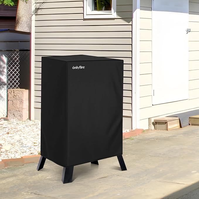 Onlyfire 40 Inch Electric Smoker Cover for Masterbuilt Propane Smoker | 30" L x 20" W x 41.3" H,Waterproof Vertical Electric Smoker Cover, Outdoor Smoker Grill Covers