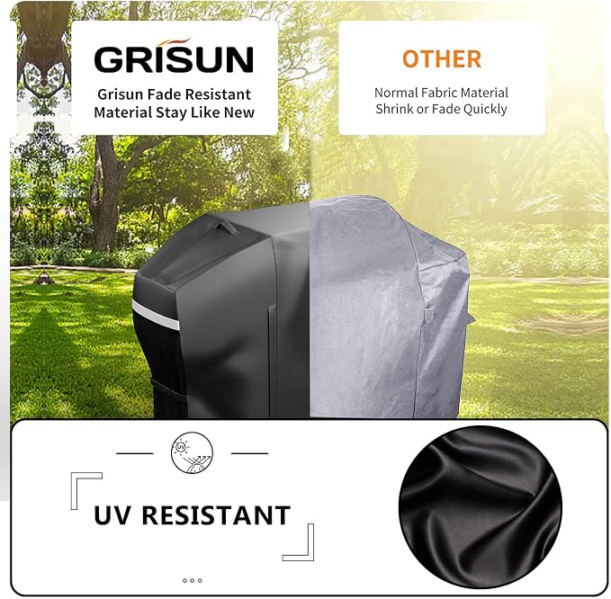 GRISUN Anti-UV Griddle Cover for Blackstone 36 Inch Griddle 5482 Hood 1868 | Fits Blackstone 1845 1899 1863 1866 1841 1923 1902 1820 2151 2023, 600D Full-Length Waterproof with Zipper Design