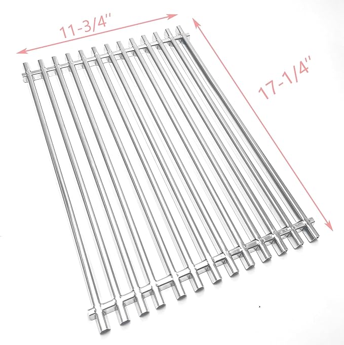 17-1/4" Stainless Steel Grid Grates for Weber Spirit E-310 E-320, S-310 S-320, Spirit 700, Weber 900, Genesis Silver B and C Genesis 1000-5000 Gas Grill 7525 7527