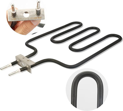 Heating Element Replacement for Masterbuilt Analog Control with Thermostat Power Cord Controller 1400 Watt Part 9907150014 Electric Smoker Grill Accessories