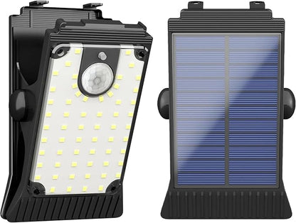 Grill Lights for Outdoor Grill, Super Bright Clip On Solar Light Outdoor 60 LED – Solar Powered Security Lights for Chicken Coop, Chain Link Fence, Garden, Camping, Patio Umbrella, RV (1 Pack)