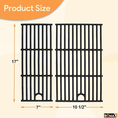 BQMAX 17 Inch Grill Grate for Charbroil Performance 4 Burner Grill 463354021 463365522 463352521 463366022 463351221 G426-0005-W1, Cooking Grate for Charbroil Grill Replacement Parts 4 Burner