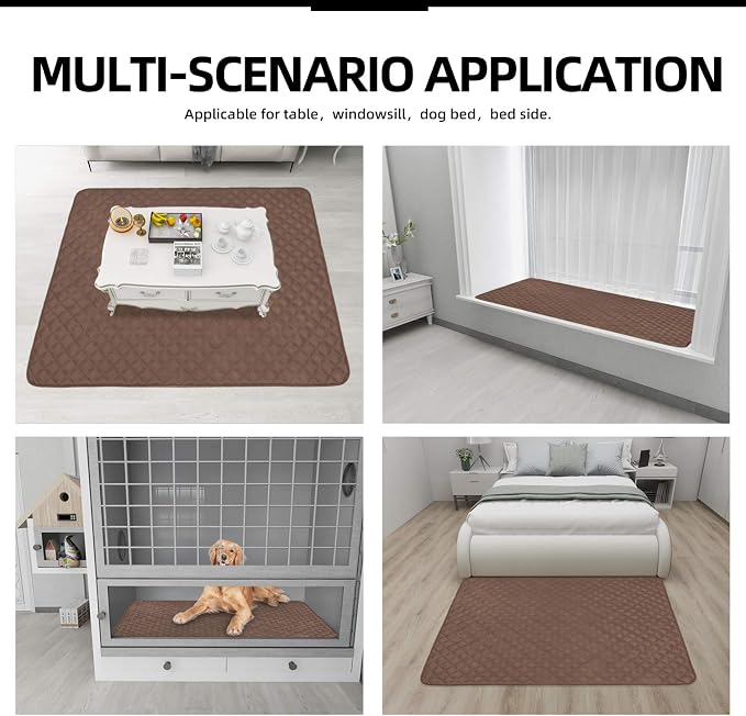 Easy-Going Sectional Couch Covers for Dogs L Shape Sofa Cover Reversible Sofa Slipcover Chaise Lounge Cover Furniture Protector Cover for Pets Dog Cat (42 x 68 inches, Brown/Brown) | Soft Sofa Slipcover For Dogs, Fits Left/Right Chaise Lounge Protector...