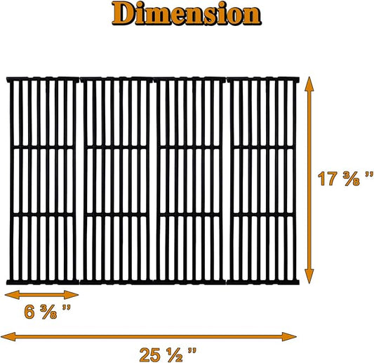 9221-64 Grill Grates Grill Replacement Parts for Broil King Baron Parts 9221-54 9215-54 Broil Mate 7120-64 Huntington Grill Parts Rebel 6020-64 6120-64 Baron 320 440 490 420 Cooking Grids Grates
