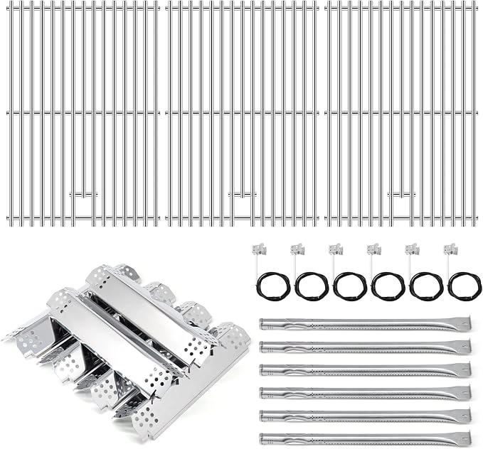 Replacement Parts for Nexgrill 720-0896B 720-0896 720-0896E 720-0896X, Parts Kit for Nexgrill 6 Burner 720-0896B, 720-0896B Grate, 720-0896B Burner, 720-0896B Flame Tamer, 720-0896B Igniter