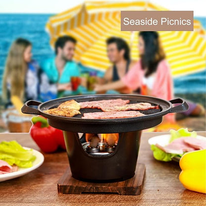 Portable Tabletop Barbecue Japanese Indoor Grill Indoor Charcoal Stove Grill Mini Smokeless Tabletop Grills (HN-BBQ18D)