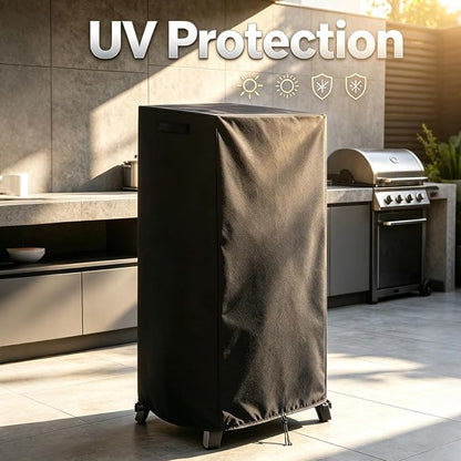 Smoker Cover Fit for East Oak Ridgewood Pro 30" Electric Smoker | Waterproof Grill BBQ Cover Vertical Smoker Covers-19 D x 18" W x 45" H