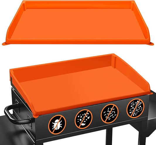 NancyL Griddle Mat Silicone Protective Cover, Full-Edge 28" Grill Cover Blackstone Accessories for Blackstone 28 Inch Griddle, Heavy Duty Food Grade Grill Cover