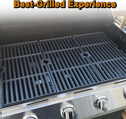 810-4551-0 Grill Grates Replacement Parts for Brinkmann Grill Parts 810-1750-S 810-1751-S 810-3551-0 810-3752-F Pit Boss Pro Series 820 PB820PS1 820PS1 Cast Iron Brinkman 5 Burner Gas Cooking Grates