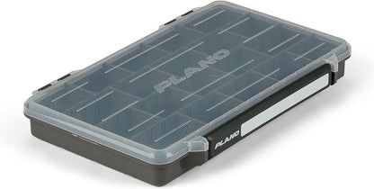 Plano StowAway 3700 Stow Tackle Box, with Corrosion-Preventive Rustricor, Single Latch Design, Transparent DuraView Lid, Stackable Storage for Fishing Bait, Lures and Gear