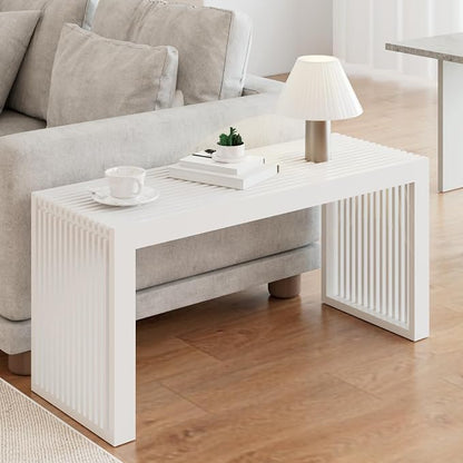 APRTAT Bamboo Dining Bench 35-Inch Indoor Wood Shoe Rack Bench for Entryway | Easy Assemble, Sturdy & Durable,Slatted Design,Versatile Everyday Seating,Living Room Hallway Bedroom Bathroom