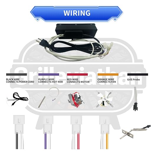 WiFi Controller Replacement for Pit Boss Series 3/4 / 5/7 Vertical Pellet Smoker with Dual PID & App Control