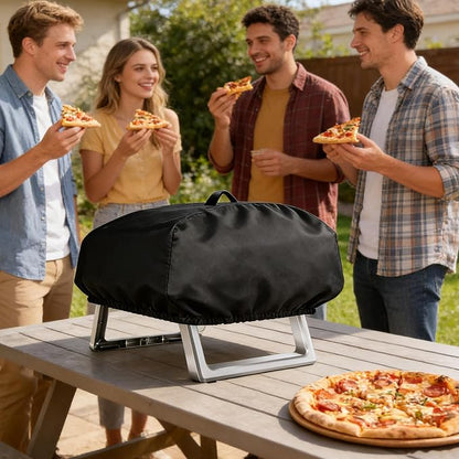 Pizza Oven Cover for NutriChef Portable Outdoor Gas Pizza Oven | Outdoor Cover Waterproof Heavy Duty Protective Covers - 25 x 16 x 13 Inch