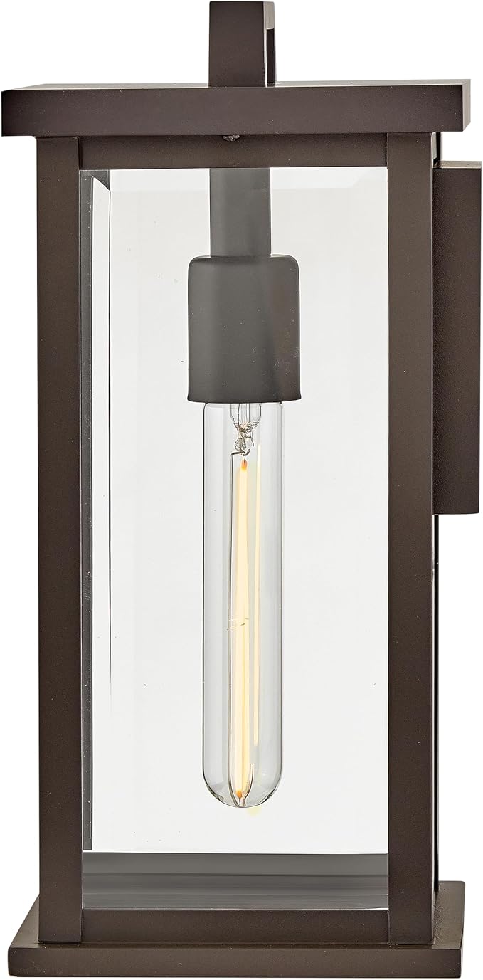 Hinkley Weymouth Small Outdoor Wall Rectangle Lantern, Oil Rubbed Bronze