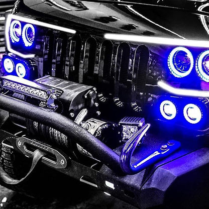 Oracle Vector Jeep Wrangler JK Grill ColorShift Halo Kit