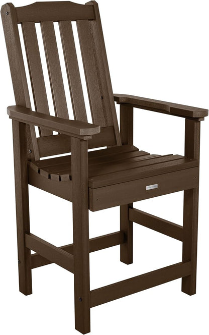 highwood AD-CNL48-ACE Lehigh 5-Piece Round Counter Height Dining Set, Weathered Acorn