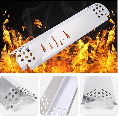 Criditpid Grill Replacement Parts for Nexgrill 2 Burner 720-0864M, 720-0864, 4 Burner 720-0830H, 720-0783E, Grill Heat Plate Tent, Burner Tubes and Igniters for Nexgrill 720-0864M Replacement Parts.