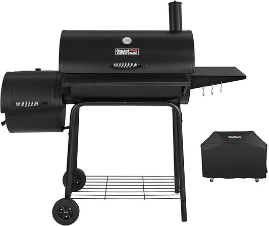Royal Gourmet Charcoal Grill Offset Smoker with Kingsford Original Charcoal Briquettes