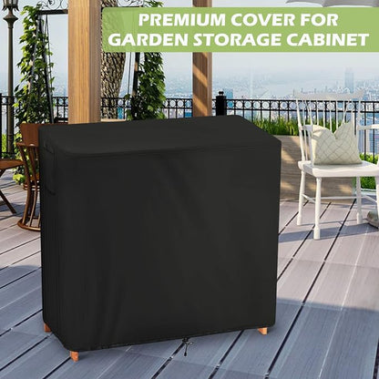 40 In Outdoor Kitchen Cabinet Cover for Garden Mud Storage Potting Table | 39.4x18x35.8,Waterproof Dustproof Heavy Duty Oxford Fabric,Storage Cabinet with Potting Bench Cover for Outside Workstation
