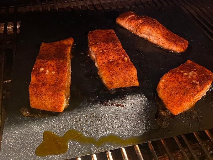 As Seen on TV Yoshi Grill & Bake Mat | 2 Black Grill Mats and 1 Copper Bake Mat