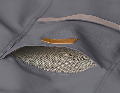Patio Umbrella Cover for Market & Offset Umbrella,Banana Style Umbrella, Water Resistant, with Zipper and Rod (Cantilever (Dark Grey/WD), Cantilever 9'-13')