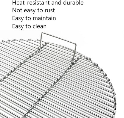 30" Heavy Round Stainless Steel Cooking Grates for Fire Pit Grill, Patio Outdoor Cooking Camping Grill