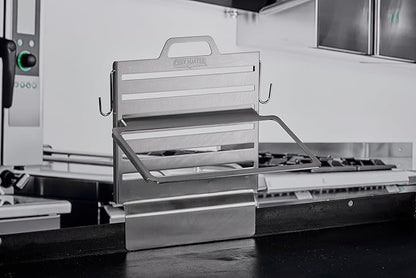 Chef Master Steam Pan Insert for Griddle Shelf Set – Fits 1/3, 1/6 & 1/9 Steam Pans - Keeps Your Ingredients in One Place - Grill Accessories For Restaurants, Diners & Food Trucks - Fits 90260