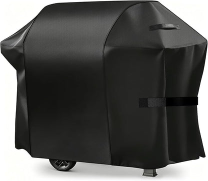 Grill Cover, 48-inch Heavy Duty Oxford Outside Waterproof Grill Covers, Dust-Proof Windproof UV Resistant BBQ Gas Cover Fit Most Brands Char Broil, Weber, Brinkmann, Holland