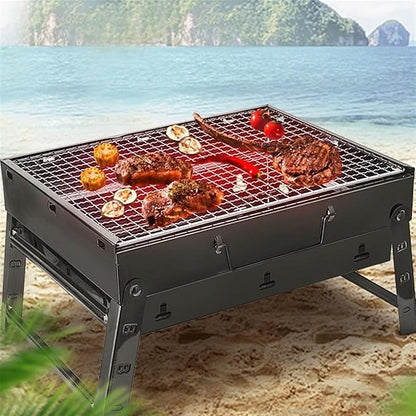 Charcoal Grills Outdoor Barbecue Stove Household Charcoal Barbecue Stove Portable Thickened Barbecue Stove Folding Barbecue Stove Outdoor Grill