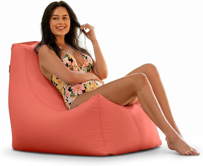 Jaxx Juniper Outdoor Bean Bag Patio Chair & Poolside Lounge, Flamingo