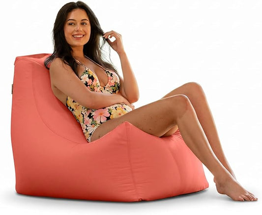 Jaxx Juniper Outdoor Bean Bag Patio Chair & Poolside Lounge, Flamingo