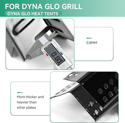 Grill Replacement Parts for Dyna-Glo 5 Burner DGH474CRP, DGH485CRP, 4 Burner DGH450CRP, Repair Kit for Dyna-Glo 3 Burner DGH371CRF Grill, 70-02-411 Grill Heat Plates Tent, 70-02-413