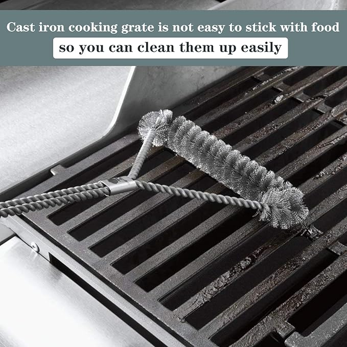 Utheer 15 Inch Grill Grate for Weber Spirit E/S 200 210 with Side Control, Spirit 500, Genesis Silver A, Grill Replacement Parts for Weber Spirit 7522, 15" x 23" Grill Grates
