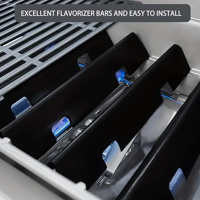 Spirit Grill Replacement Parts 7637 Grates 7635 Flavorizer Bars for Weber Spirit and Spirit II 200 Series Grills with Front Mount Controls E-210 E-215 E220 S210 S-215 S220 II E-210 II S-210 E210